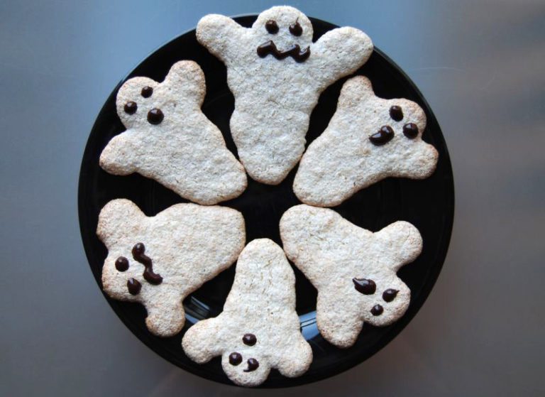 Halloween Rezepte: Gruselige Geister Kekse - Die Frische Küche