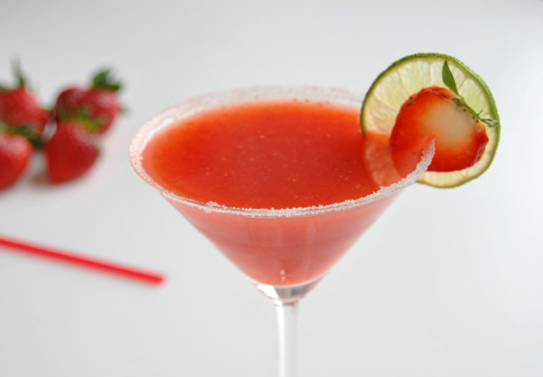 Cocktail Rezept Erdbeer Margarita – Strawberry Margarita - Die Frische ...